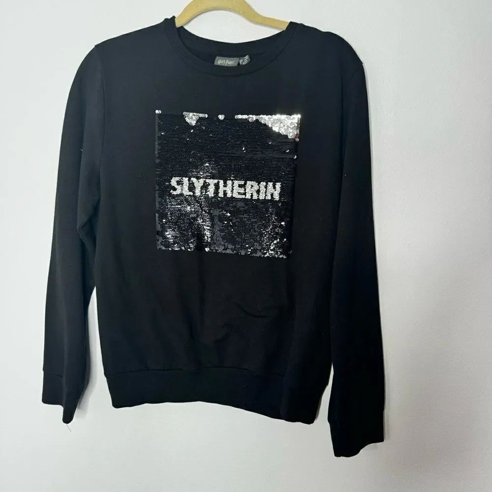 Harry Potter Slytherin black sweatshirt size medium
